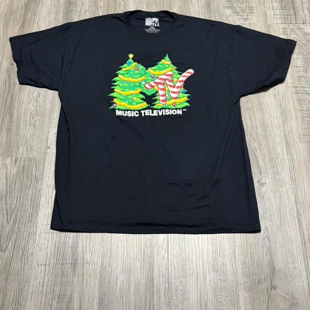 MTV Christmas T-Shirt, Mens, 2XL